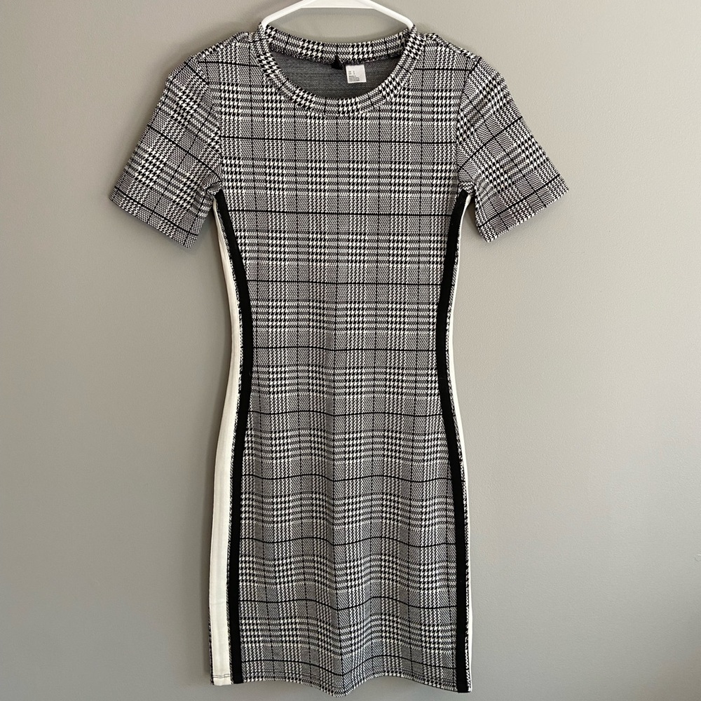 Plaid Body-con Dress